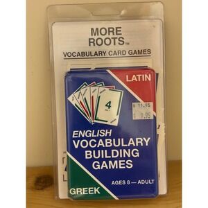 More Roots 4 Card Games in 1 Vocabulary Building English Greek Latin Roots